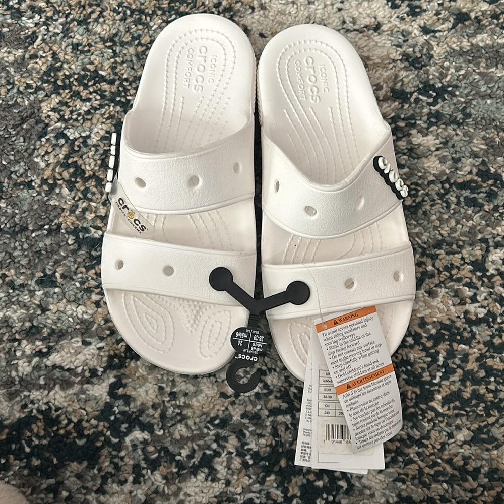 White crocs - sandals